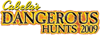 Cabela's Dangerous Hunts 2009 title screen for Wii